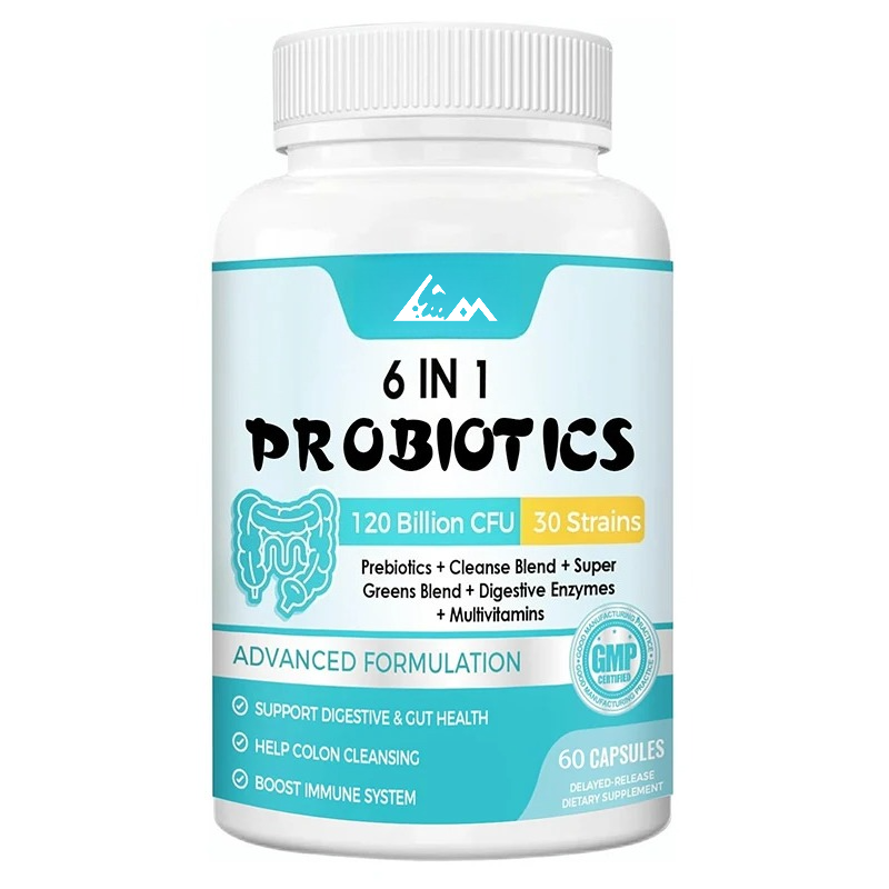 Probiotic 60 Billion - Probióticos para Saúde Digestiva, Contendo 120