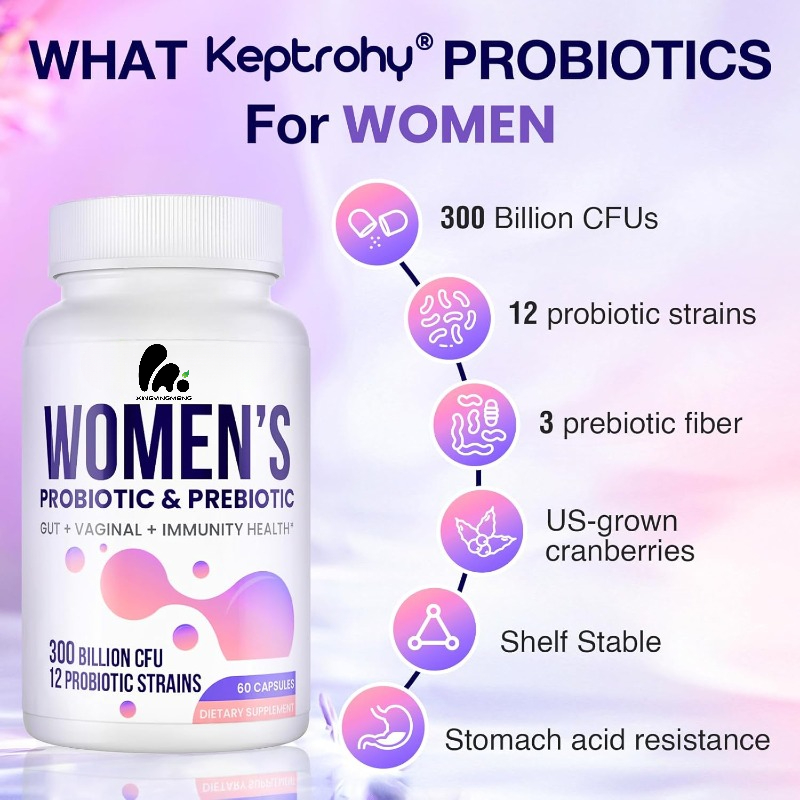 Probiotic 60 Billion - Probióticos vaginais femininos -300 bilhões de