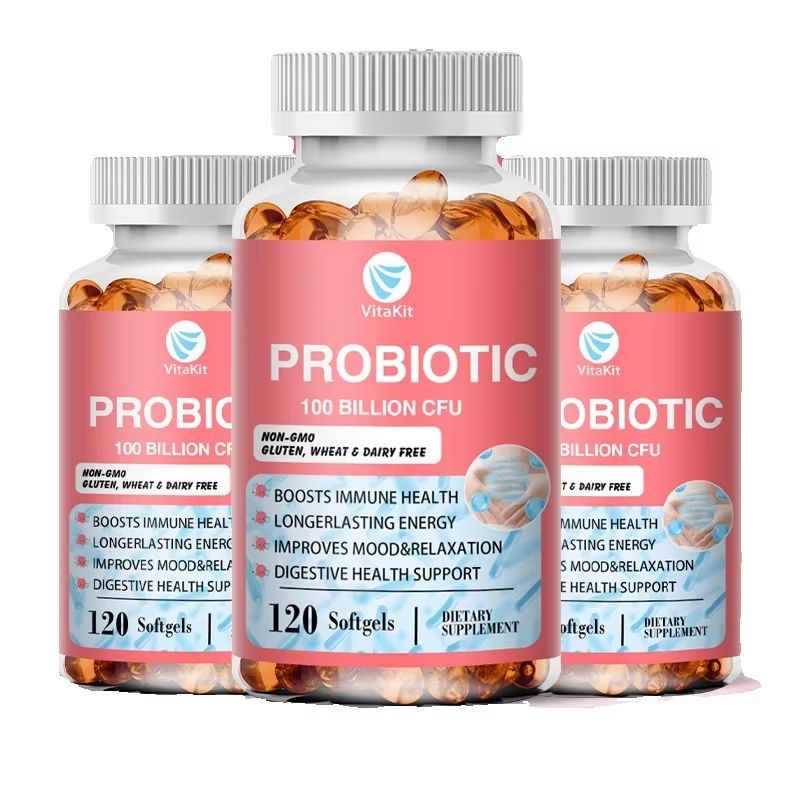 Probiotic 60 Billion - Cápsulas de Probióticos Orgânicos para Equilíbrio