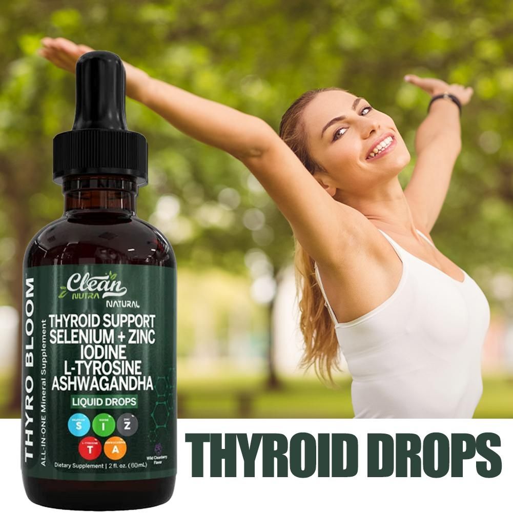 Iodine Drops Supplement - Suplemento Líquido de 60ml com Vitaminas