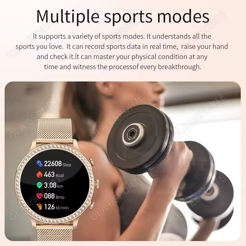 Relógio Inteligente Elegante p - Nutrition Gym avaliação e preço